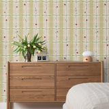 Sweet Pea Plaid Wallpaper