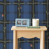 Sweet Pea Plaid Wallpaper